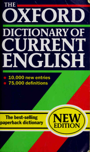 The Oxford Dictionary of Current English