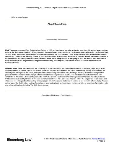 California Judge Reviews