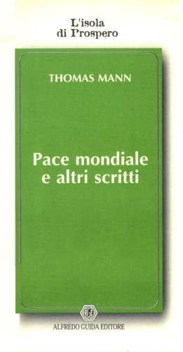 Pace mondiale e altri scritti