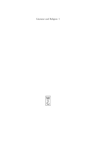 Literatur und Religion, 1 : Wege zu einer mythisch-rituellen Poetik bei den Griechen