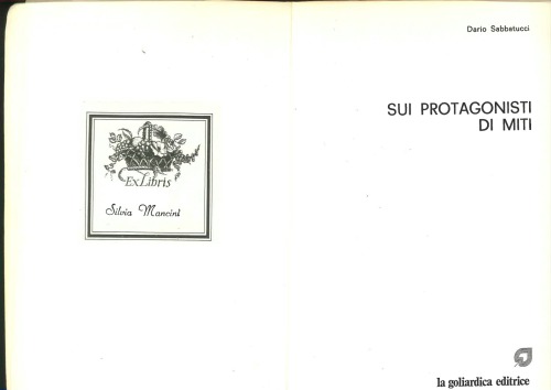 Sui protagonisti di miti