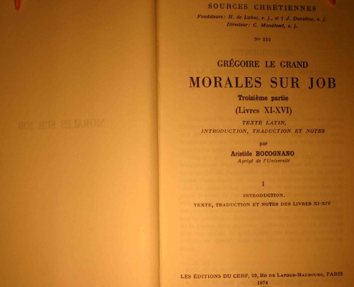 Morales sur Job, Livres XI-XIV