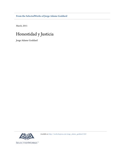 Honestidad y Justicia