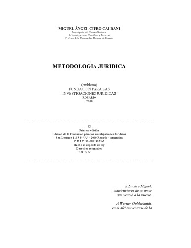 Metodologia Jurídica