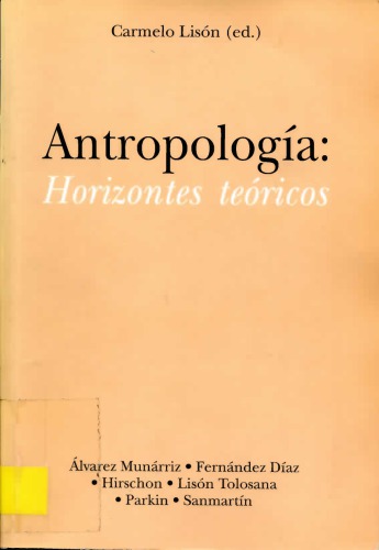 Antropología: Horizontes Teóricos
