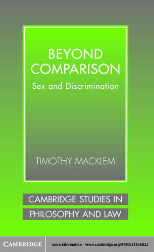 Beyond Comparison: Sex and Discrimination