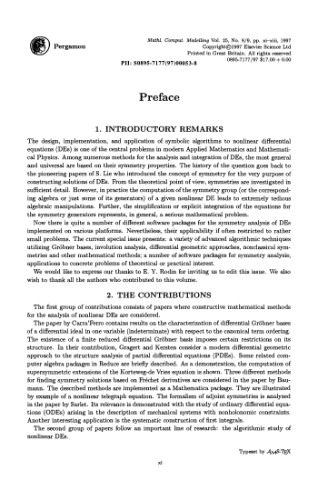 Algorithms and software for symbolic analysis of nonlinear systems