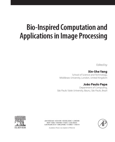 Bio-Inspired Computation and Applications in Image Processing