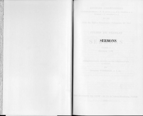 Sermons 1-16, introduction, tome I