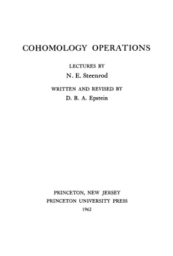Cohomology operations