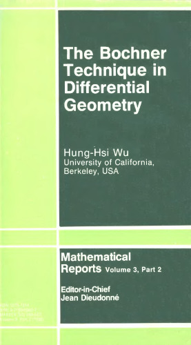 Bochner Technique Differential