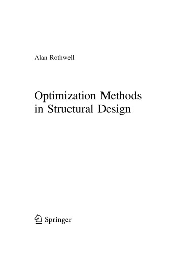 Optimization Methods in Structural Design