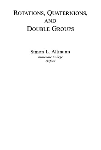 Rotations, Quaternions, and Double Groups