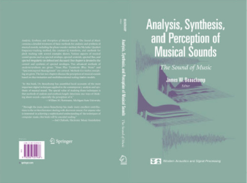 Analysis, Synthesis, and Perception of Musical Sounds: The Sound of Music