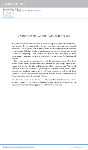 Magnetism in Carbon Nanostructures