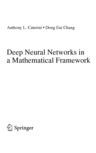 Deep Neural Networks in a Mathematical Framework
