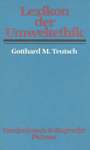 Lexikon der Umweltethik