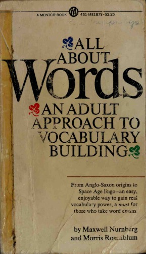 All About Words: An Adult Approach to Vocabulary Building