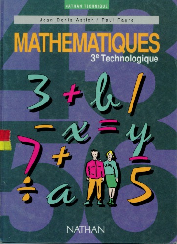 Mathématiques, 3e technologique