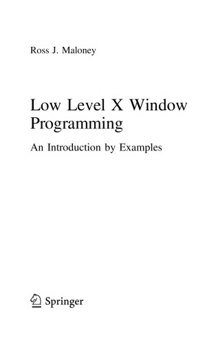 Low Level X Window Programming