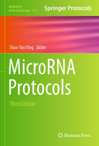  MicroRNA Protocols 