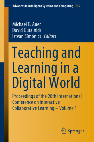 Teaching and Learning in a Digital World: Proceedings of the 20th International Conference on Interactive Collaborative Learning – Volume 1