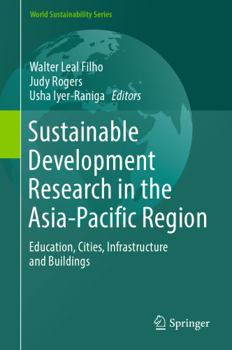 Sustainable Development Research in the Asia-Pacific Region: Education, Cities, Infrastructure and Buildings