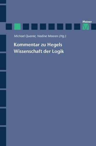 Kommentar zu Hegels Wissenschaft der Logik