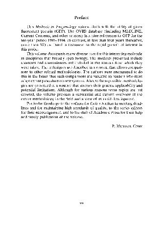 Methods in Enzymology, Vol. 302: Green Fluorescent Protein