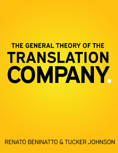 The General Theory of the Translation Company