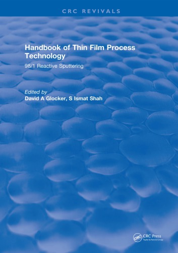 Handbook of Thin Film Process Technology 98/1 Reactive sputtering