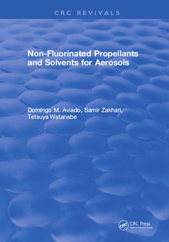 Non-fluorinated propellants and solvents for aerosols