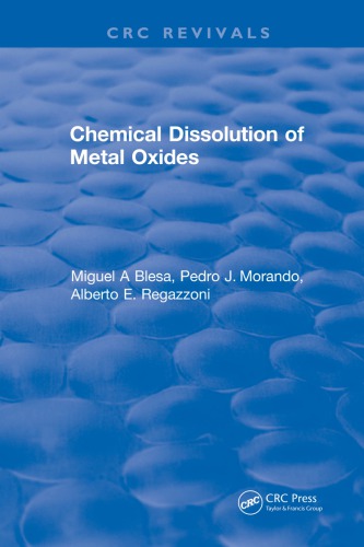 Chemical dissolution of metal oxides