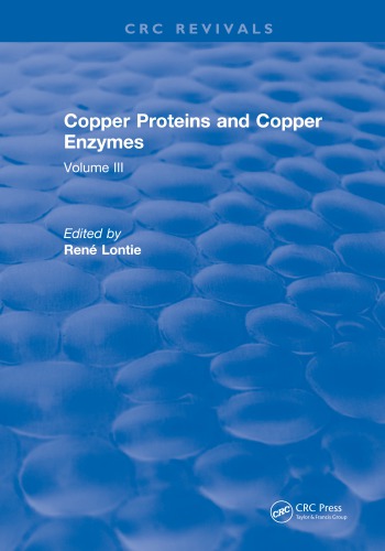 Copper proteins and copper enzymes vol III