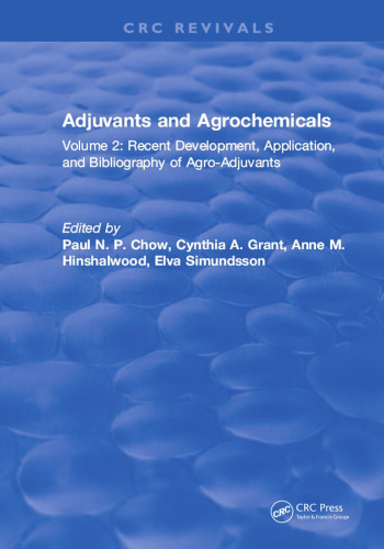 Adjuvants & Agrochemicals Mode Of Action & Physiological