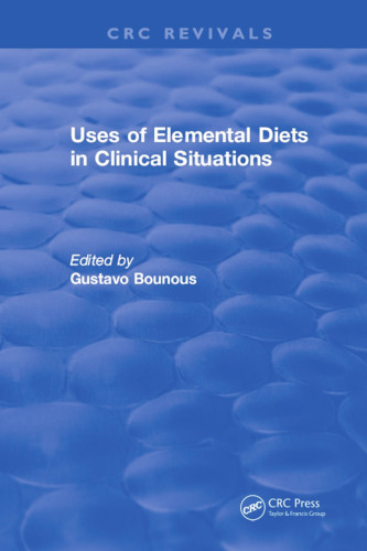 Uses of elemental diets in clinical situations