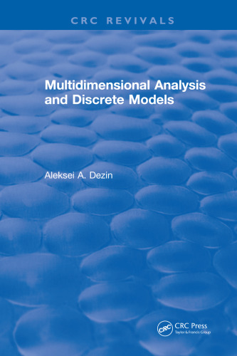 Multidimensional analysis and discrete models