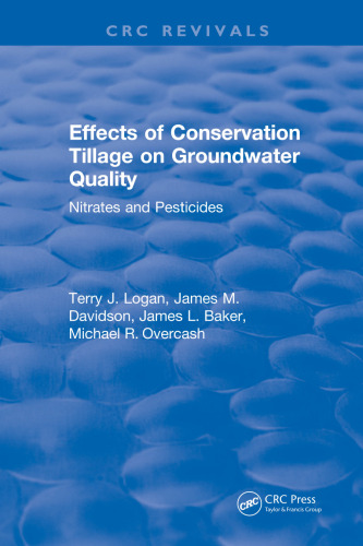 Effects of conservation tillage on groundwater quality nitrates and pesticides