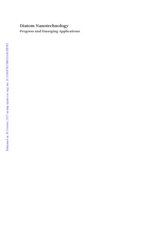 Diatom Nanotechnology - Progress and Emerging Applications