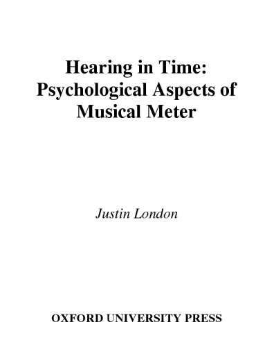 Hearing in Time: Psychological Aspects of Musical Meter