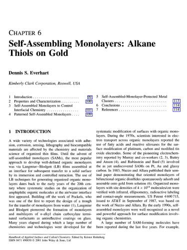 Handbook of applied surface and colloid chemistry : volume 1