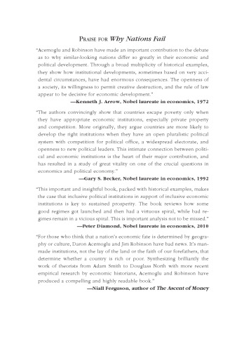 Why Nations Fail: The Origins of Power, Prosperity and Poverty