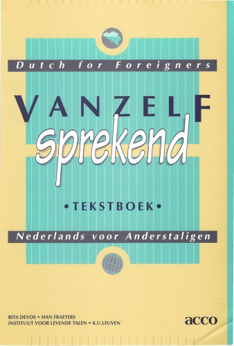 Vanzelfsprekend Nederlands Voor Anderstaligen Tekstboek