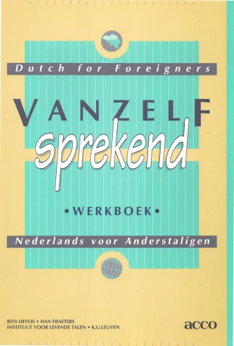 Vanzelfsprekend Nederlands Voor Anderstaligen Werkboek