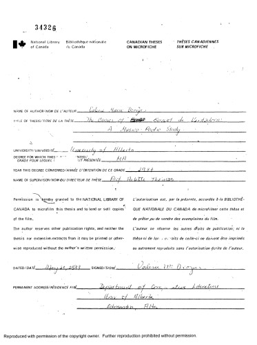 The cansos of Bernart de Ventadorn : a musico-poetic study