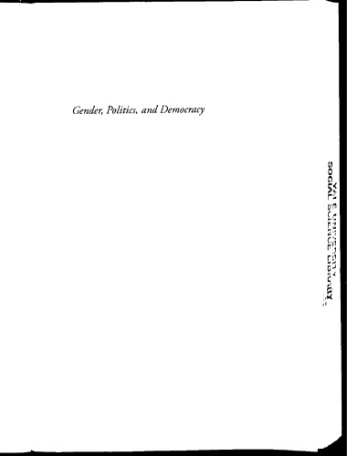 Gender, politics, and democracy: women’s suffrage in China