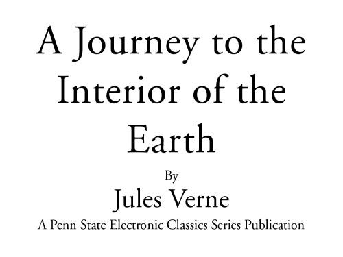 A Journey To The Interior Of The Earth