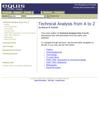 Technical Analysis from A to Z