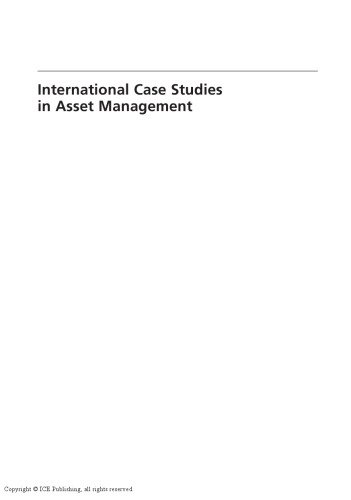 International Case Studies in Asset Management