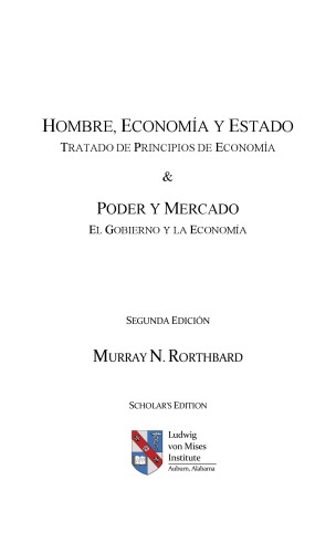 Hombre, Economía y Estado